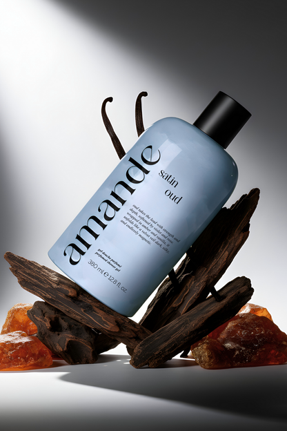satin oud shower gel
