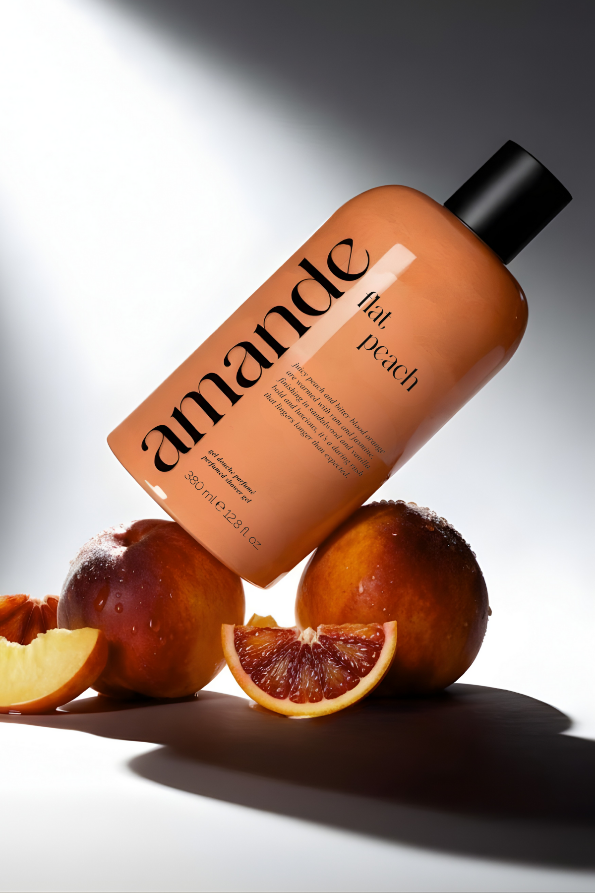 flat peach shower gel