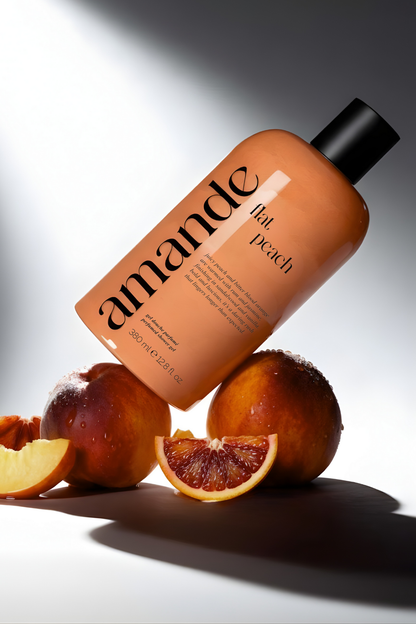 flat peach shower gel